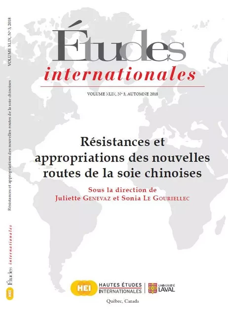 Études internationales. Vol. 49 No. 3, Automne 2018 - Juliette Genevaz, Julien Vercueil, Delphine Allès, Éric Frécon, Sonia Le Gouriellec, Melissa Levaillant, Marianne Péron-Doise, Chantal Lavallée, Frédéric Mérand, Massimiliano Mulone, Samuel Tanner, Giulia Raimondo, Erik Burgos, Jérôme Montes, Pierre Baudry, Grégoire Gayard, Sylvain Maechler, Marietou Niang, André Dumoulin, Anne-Gabrielle Ducharme, Steve Tiwa Fomekong, Thomas Gidney, Louis-Philippe Duhaime - Institut québécois des hautes études internationales