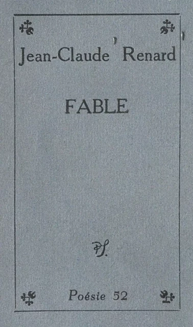 Fable - Jean-Claude Renard - (Seghers) réédition numérique FeniXX