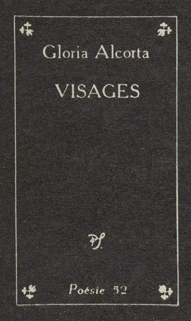 Visages - Gloria Alcorta - (Seghers) réédition numérique FeniXX