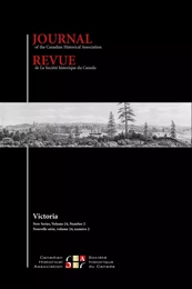 Journal of the Canadian Historical Association. Vol. 24 No. 2,  2013