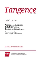 Tangence. No. 125-126,  2021