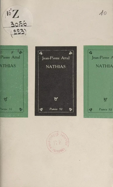 Nathias - Jean-Pierre Attal - (Seghers) réédition numérique FeniXX