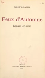 Feux d'automne