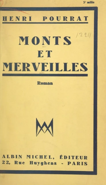 Monts et merveilles - Henri Pourrat - (Albin Michel) réédition numérique FeniXX