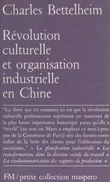 Révolution culturelle et organisation industrielle en Chine