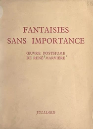 Fantaisies sans importance