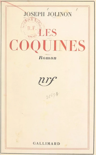 Les coquines - Joseph Jolinon - (Gallimard) réédition numérique FeniXX