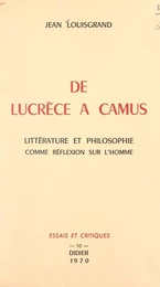 De Lucrèce à Camus