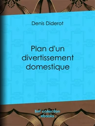 Plan d'un divertissement domestique