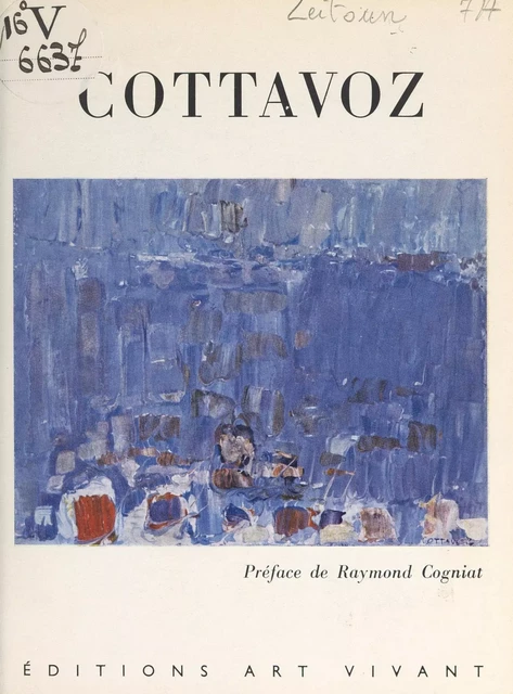 Cottavoz - Jacques Zeitoun - (Fayard) réédition numérique FeniXX