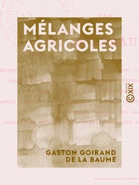 Mélanges agricoles