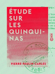 Étude sur les quinquinas