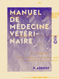 Manuel de médecine vétérinaire