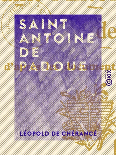 Saint Antoine de Padoue - Léopold de Chérancé - Collection XIX