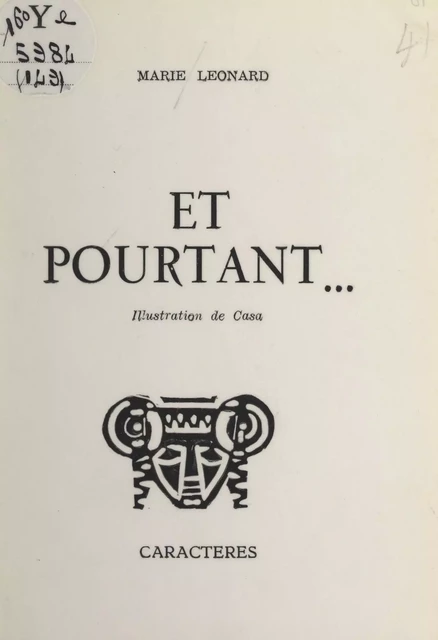 Et pourtant... - Marie Léonard - Caractères (réédition numérique FeniXX)