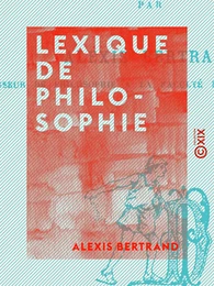 Lexique de philosophie