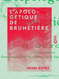 L'Apologétique de Brunetière