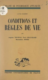 Conditions et règles de vie