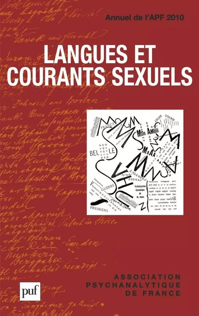 Langues et courants sexuels. Annuel 2010 - APF - André Beetschen - Humensis