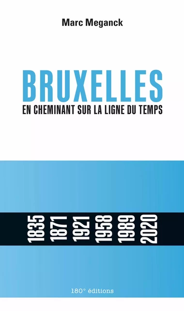 Bruxelles. En cheminant sur la ligne du temps - Marc Meganck - 180° éditions