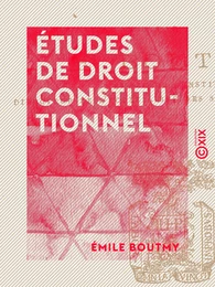 Études de droit constitutionnel