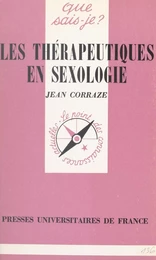 Les thérapeutiques en sexologie