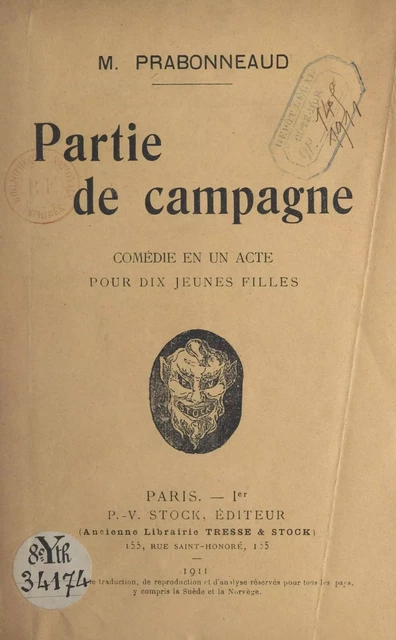 Partie de campagne - Madeleine Prabonneaud - (Stock) réédition numérique FeniXX