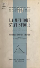 La méthode statistique (1)