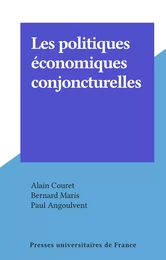 Les politiques économiques conjoncturelles