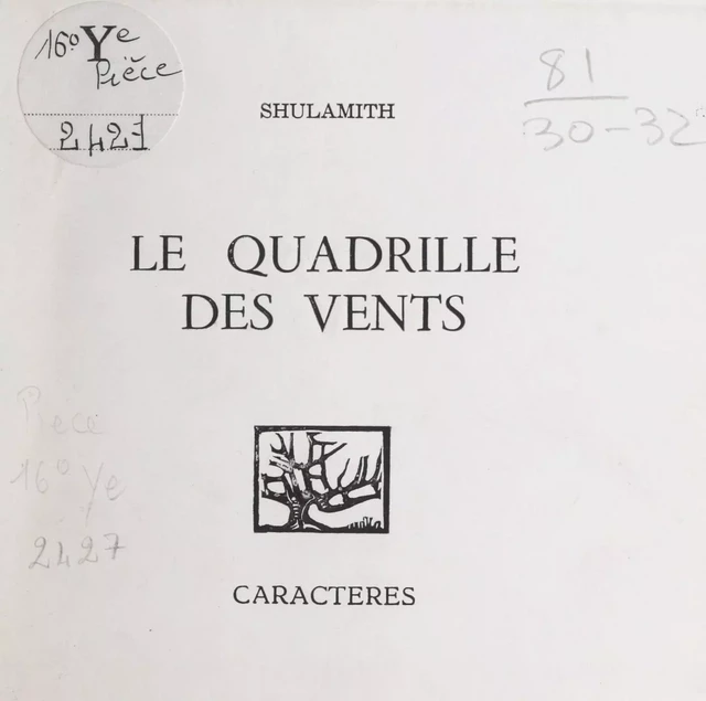 Le quadrille des vents - Weston Shulamith - Caractères (réédition numérique FeniXX)