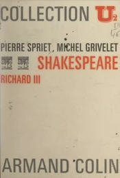 Shakespeare, "Richard III"