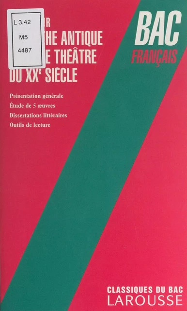 Étude sur le mythe antique - Frédéric de Scitivaux - Larousse (réédition numérique FeniXX)