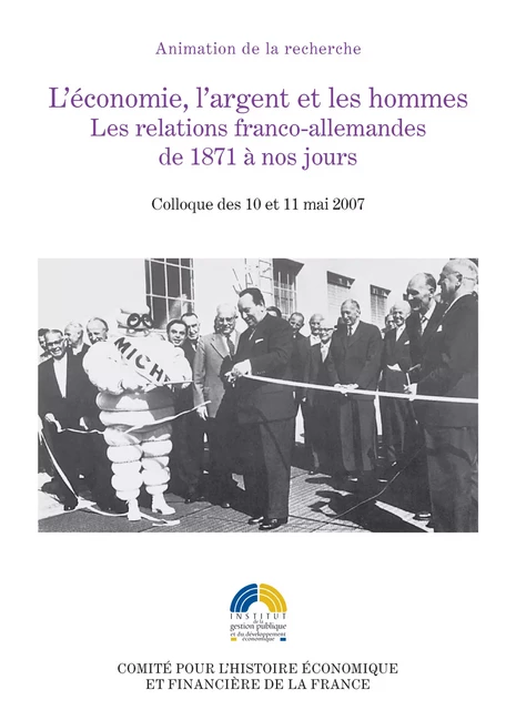 L’économie, l’argent et les hommes -  - Institut de la gestion publique et du développement économique