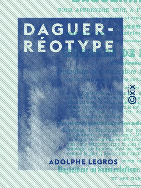 Daguerréotype - Adolphe Legros - Collection XIX