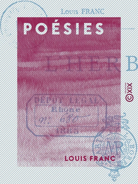 Poésies - Louis Franc - Collection XIX