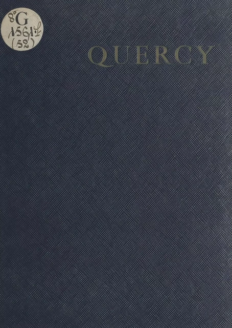 Quercy - Pierre de Gorsse - (Hachette) réédition numérique FeniXX