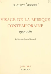 Visage de la musique contemporaine