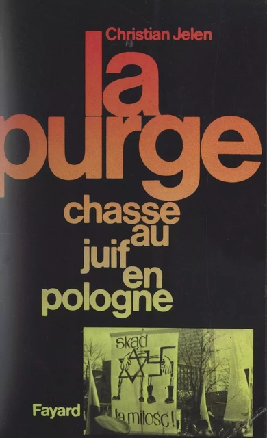 La purge - Christian Jelen - (Fayard) réédition numérique FeniXX