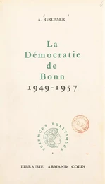 La démocratie de Bonn : 1949-1957