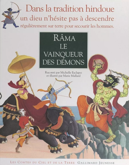 Râma le vainqueur des démons - Michelle Esclapez - (Gallimard Jeunesse) réédition numérique FeniXX