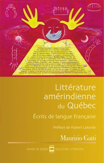 Littérature amérindienne du Québec - Maurizio Gatti - Éditions Hurtubise