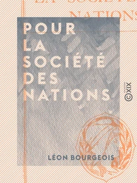 Pour la Société des Nations