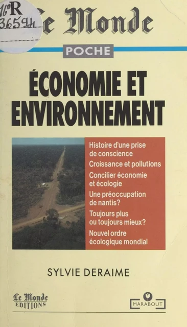 Économie et environnement - Sylvie Deraime - (Marabout) réédition numérique FeniXX