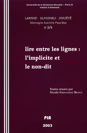 Lire entre les lignes: l'implicite et le non-dit