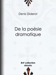 De la poésie dramatique