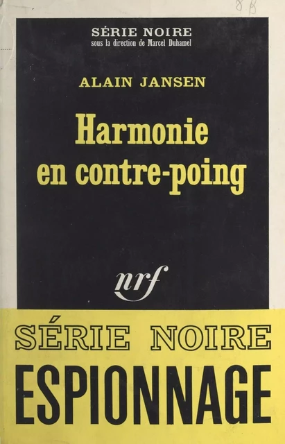 Harmonie en contre-poing - Alain Jansen - Gallimard (réédition numérique FeniXX)