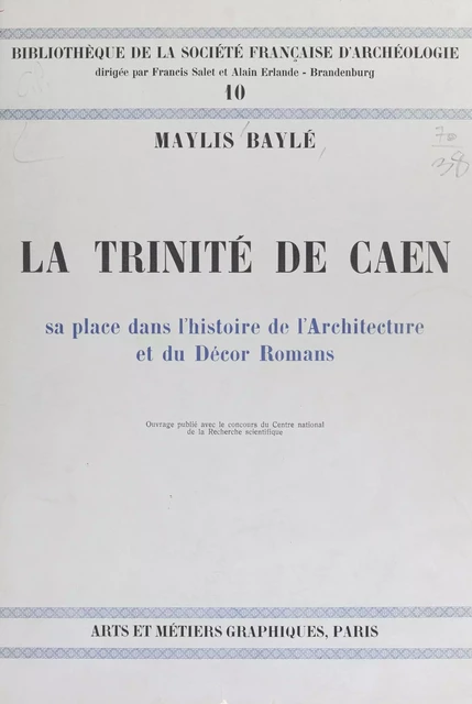 La Trinité de Caen - Maylis Baylé - (Flammarion) réédition numérique FeniXX