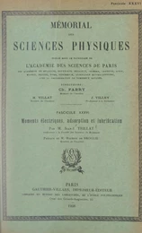 Moments électriques, adsorption et lubrification