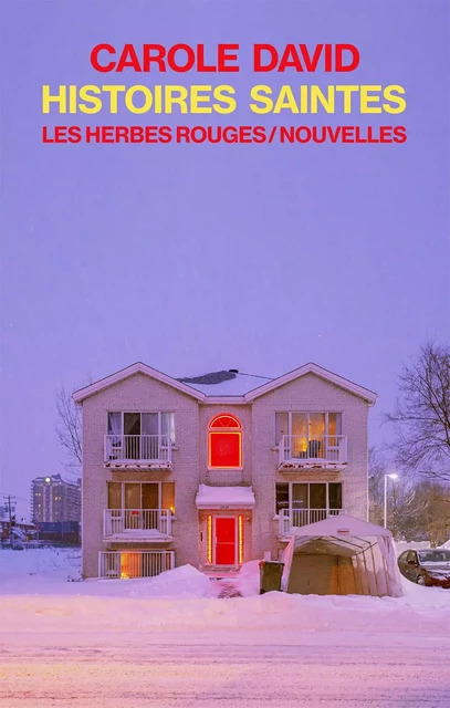 Histoires saintes - Carole David - Les Herbes Rouges