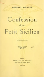 Confession d'un petit Sicilien